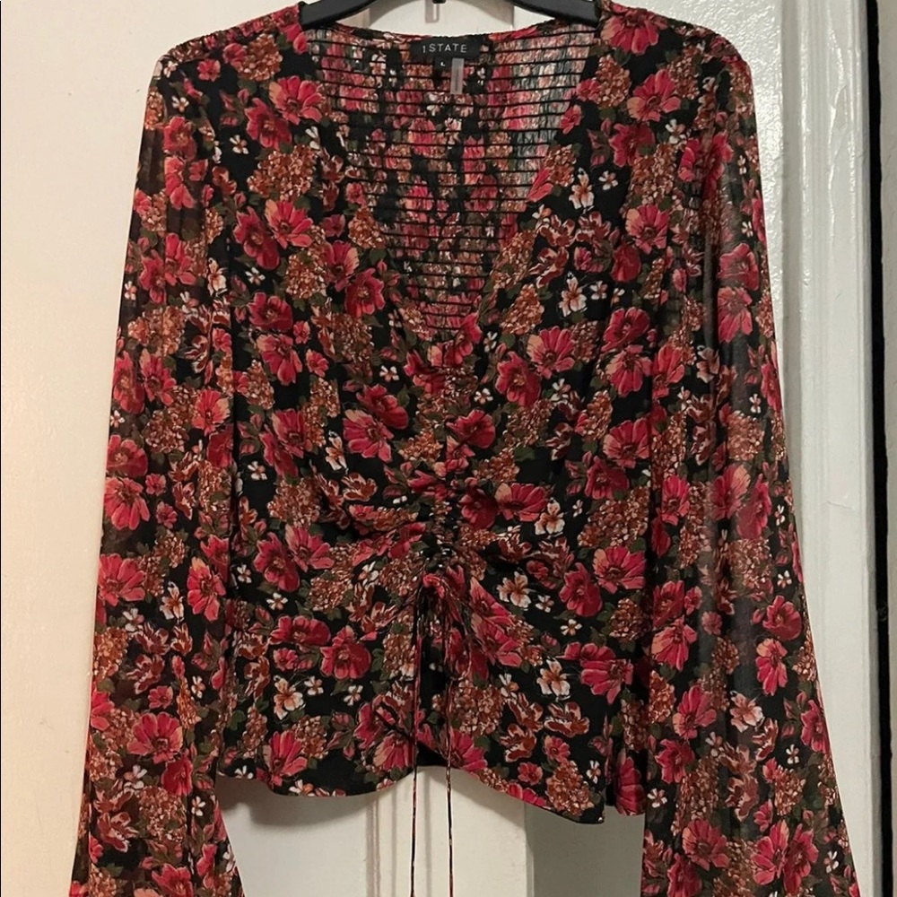 Beautiful floral long sleeve top